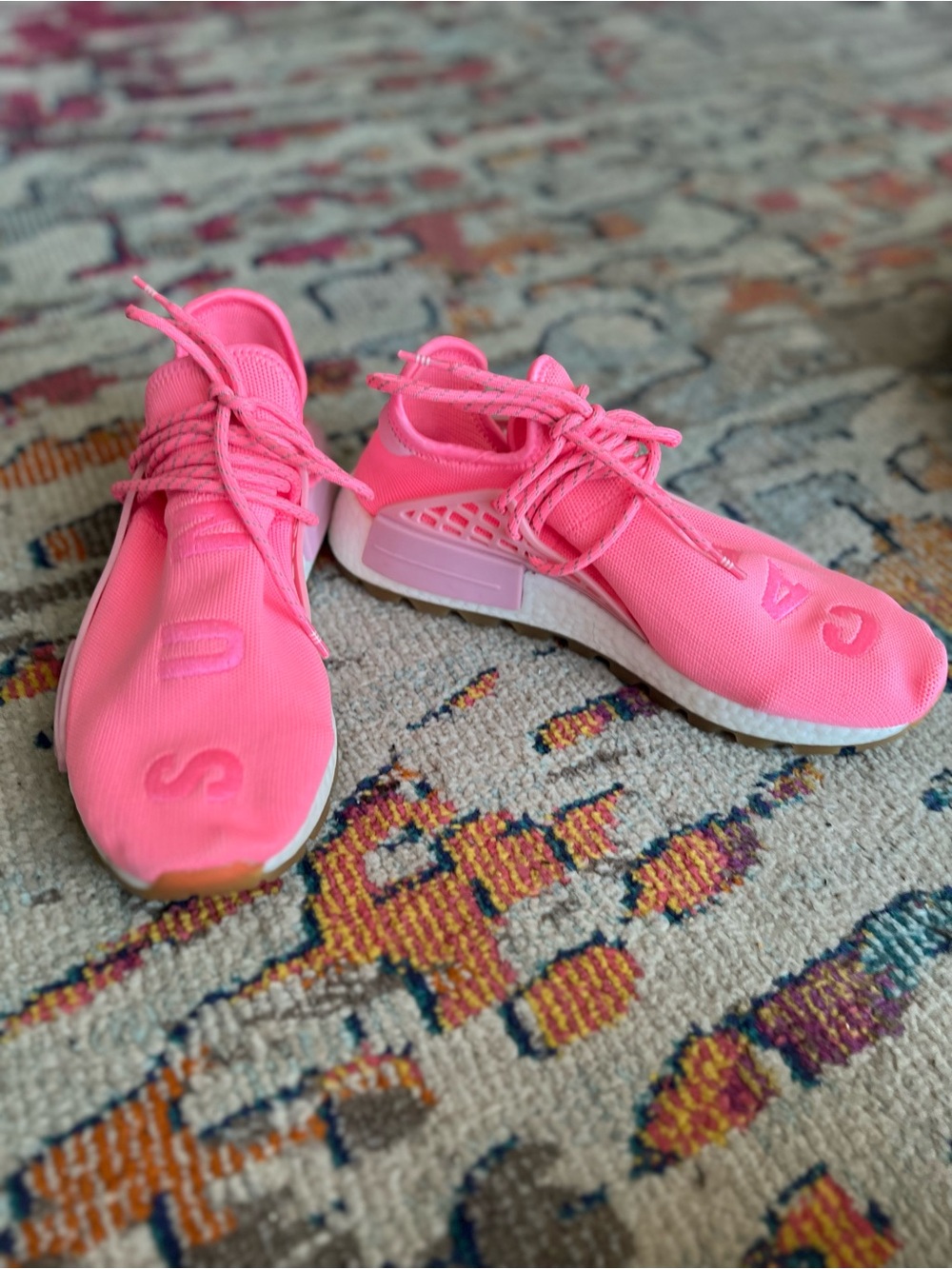 Adidas Pharrell Williams Human Race NMD Pink Mens Size 8.5 Streetwear